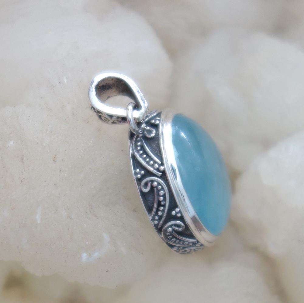 Aquamarine Pendant Aquamarine Jewelry Aquamarine Necklace