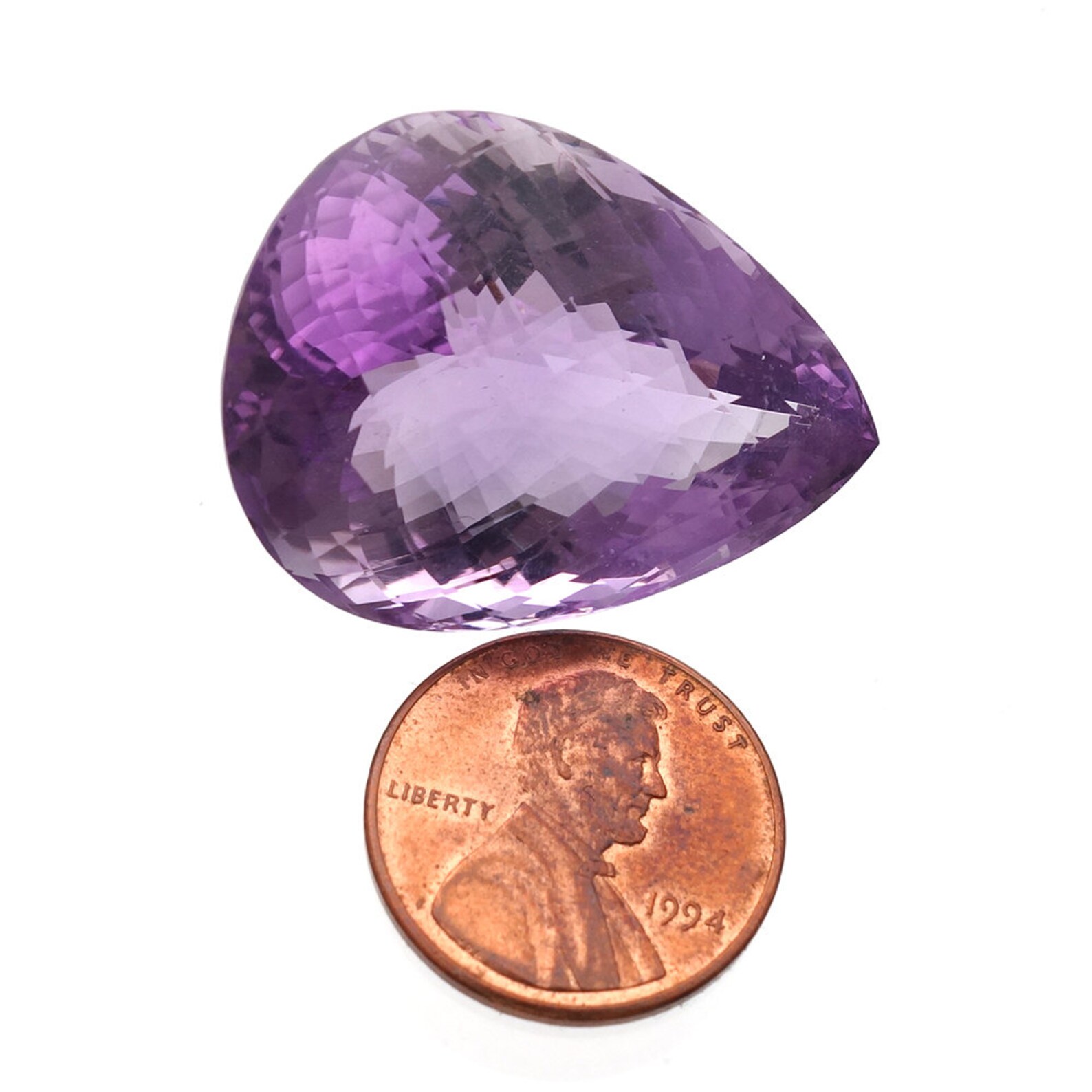 RARE !! JOLIE AMETHYSTE POURPRE D'AFRIQUE : 3,13 CARATS