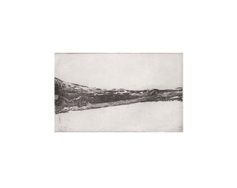 original etching print, limited edition prints, intaglio printmaking , black and white , abstract , aquatint etching,  monochrome etching