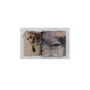 Original Monoprint Artist Book, Photography Collage Mixed Media Artwork, Unique artwork, Surrealism Contemporary Textile Artwork