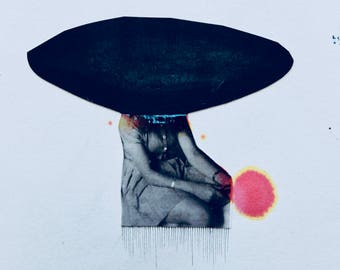 Collage, Original illustration, artwork Rottenman editions