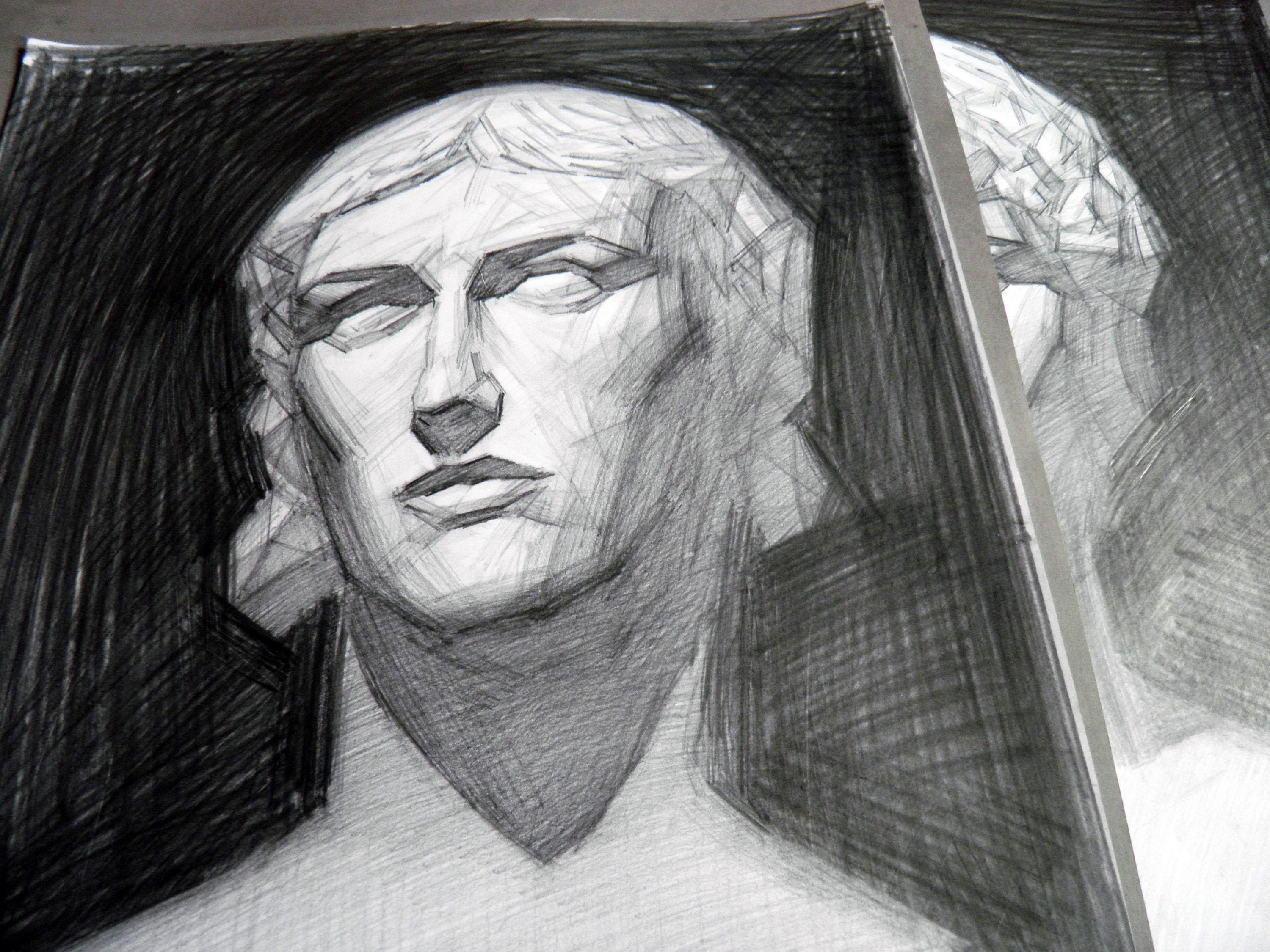 original-pencil-sketch-graphite-drawing-on-paper-modern-wall-art-for