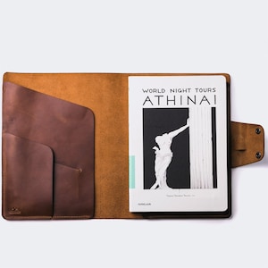 Leather B5 Notebook Cover / B5 Planner Cover / Personalized Leather Sketchbook, Agenda Cover / Engraved B5 Agenda Organizer / B5 Book Sleeve