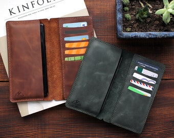 Personalized Handmade Leather Wallet Macbook by Roarcraft on Etsy
