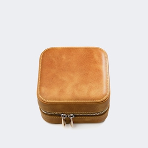 Leather Travel Jewelry Case / Jewellery Box / Travel Jewelry Box / Luxury Leather Jewelry Case for Diamonds / Gift For Her / Bridesmaid Gift