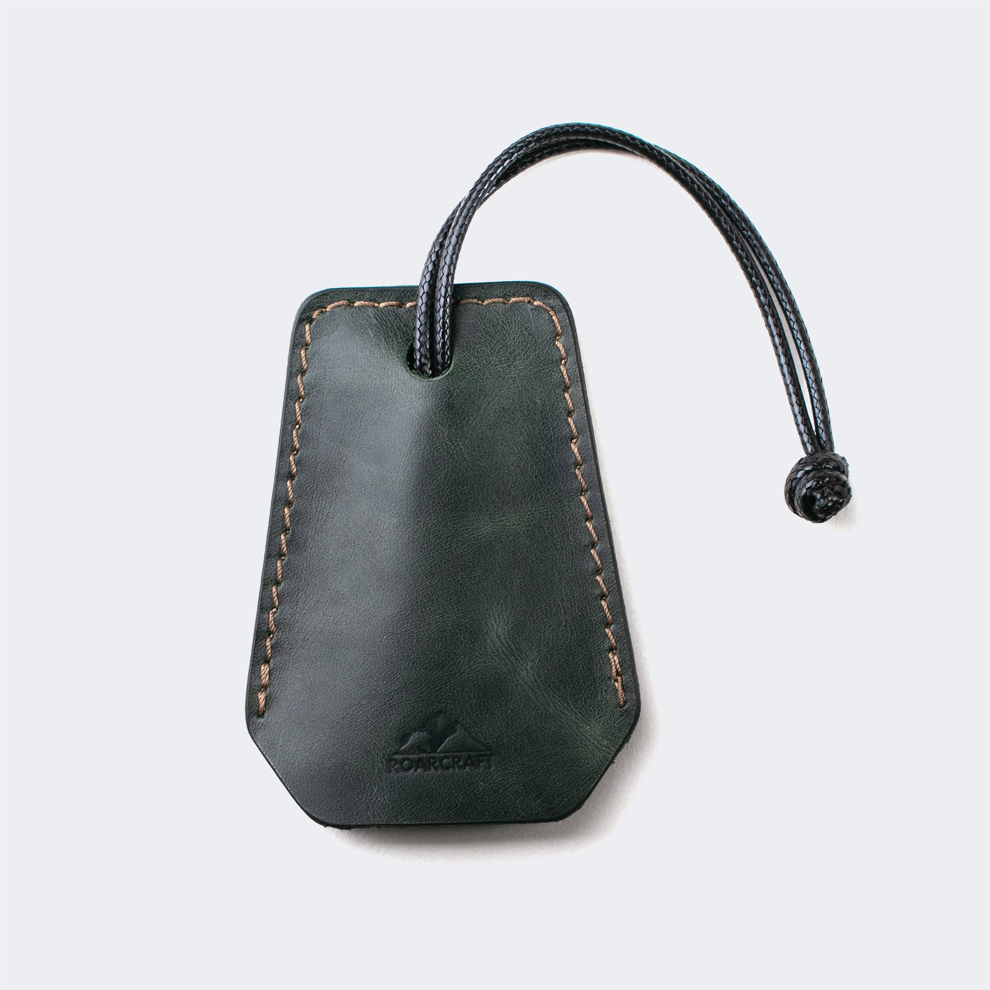 Leather Key Case, Leather Key Holder With Pull Strap, Key