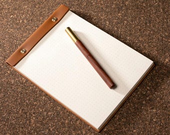 Leder A5 Big Notepad für Schreibtisch Notizen und Zeichnung Skizzen