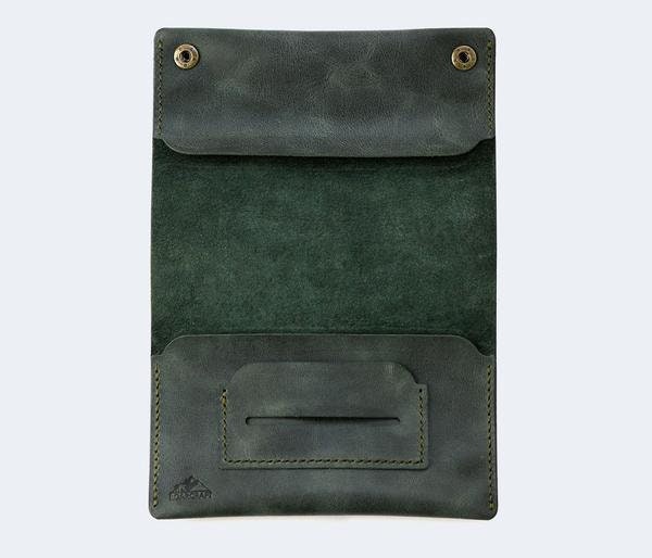 Personalised Engraved Black Soft Leather Tobacco Baccy Rizla Storage Pouch Gift - Foto 8