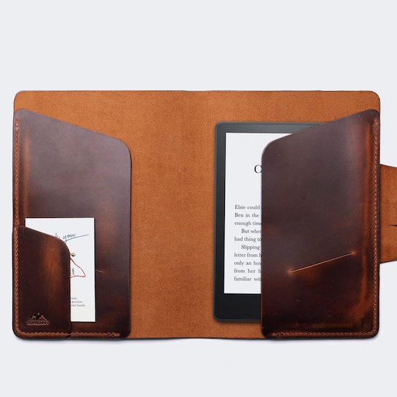 Kindle Scribe 2022 Case / Leather Digital Notebook Cover / Personalized  Leather Kindle Sleeve / Engraved Kindle Scribe Case / Kindle Scribe 