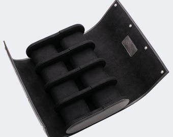 8-Uhren Reise-Etui aus Leder