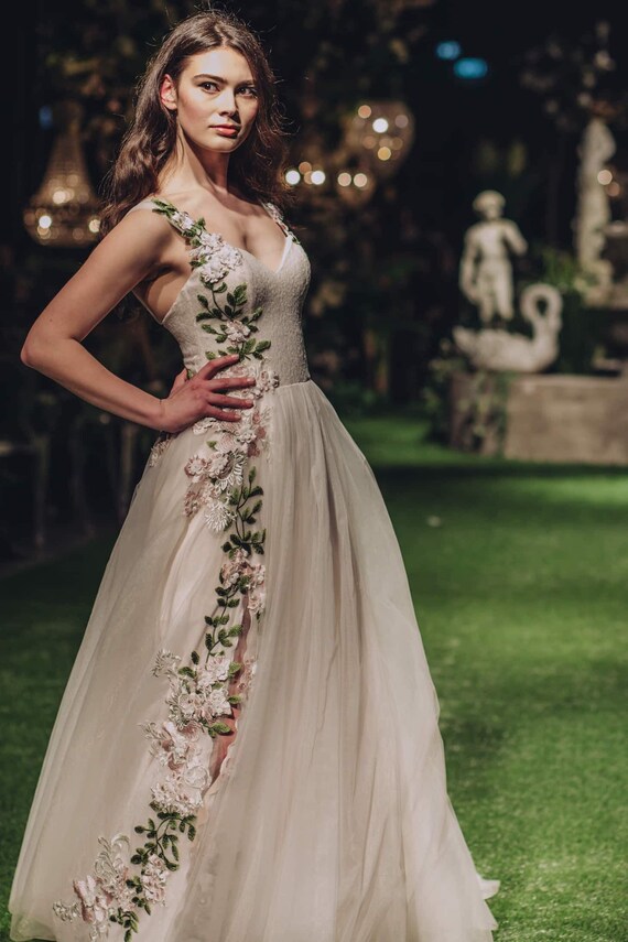 Floral Dress Inga Ezergale Design Rose Collection. Etsy