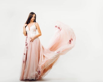 Wedding dress Rose Collection from Inga Ezergale design.