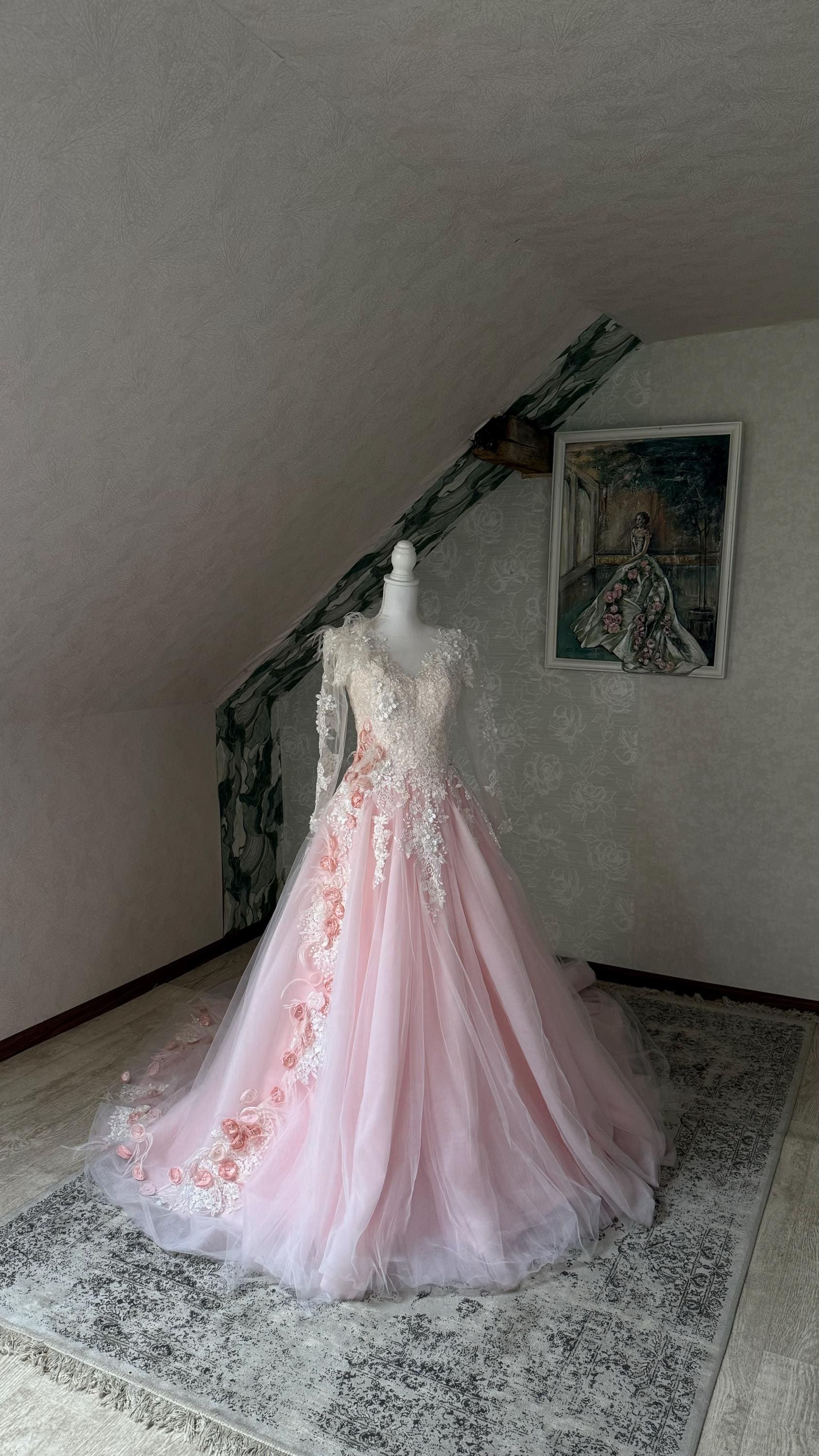 Wedding dress Rose Collection from Inga Ezergale design.
