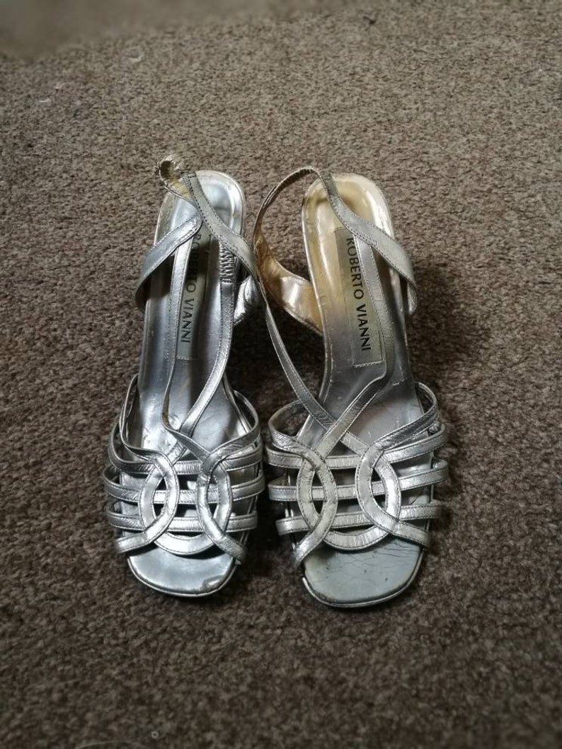 silver shoes size 5