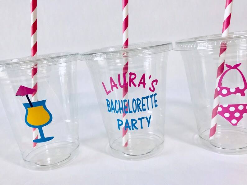 Fiesta Bachelorette Party Cups Cup Favor Nacho Average Bride 60007 Mexico
