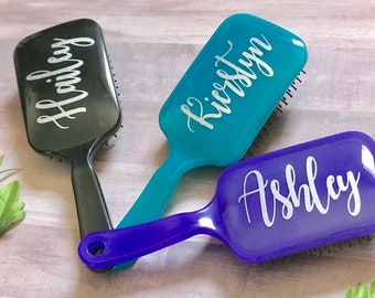 Personalized Brush, Personalized Hair, Personalized Gift, Monogram Hairbrush, Glitter Hairbrush, Name Hairbrush, Hairbrush With Name, Hair