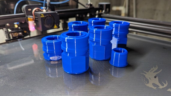 Ghostbusters II 3D Printed Slime Blower Brass Fitting Set