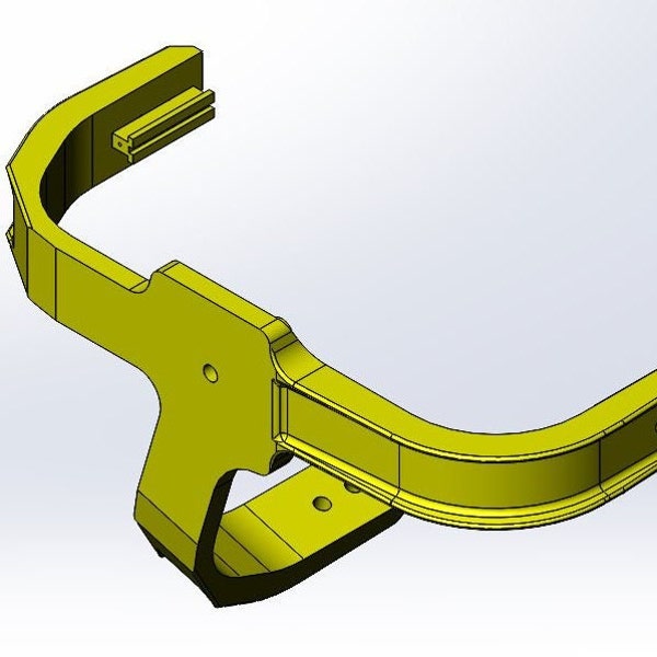 Ghostbusters Frozen Empire Proton Pack Bumper Full Scale - 3D Print STL