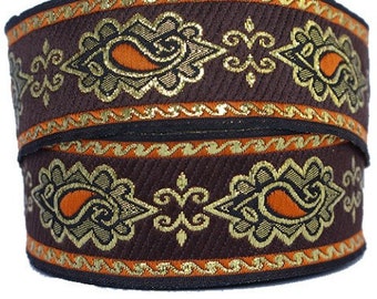 10 m Medieval braid embroidered jacquard width 25 mm / 35mm