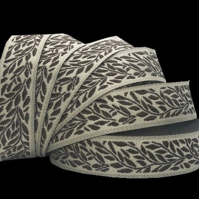 10m Galon embroidered jacquard width 20mm 35mm