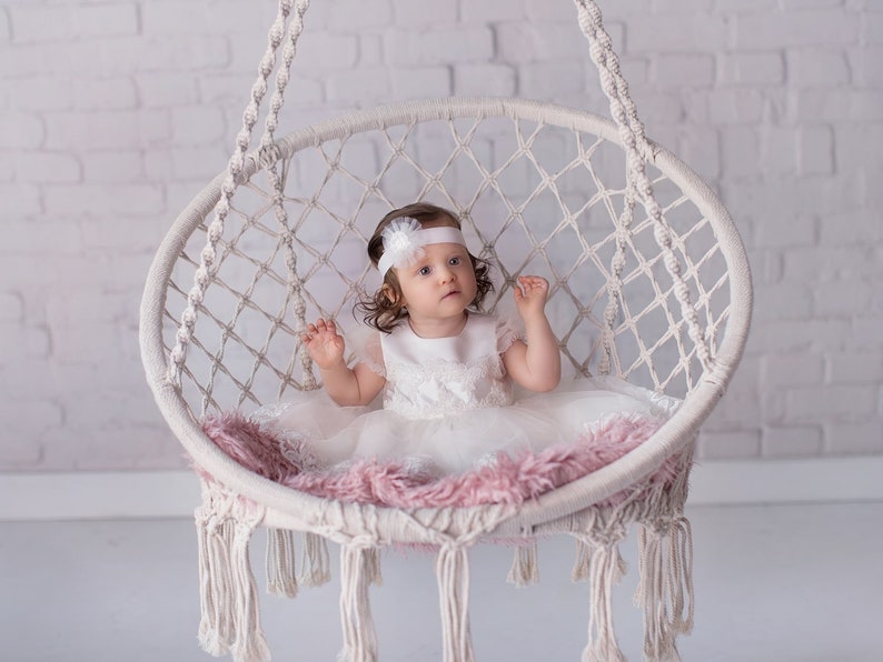 EMMA tulle baby dress christening dress for girl lace dress ivory baptism dress tulle baptism dress for baby white christening dress