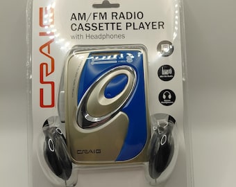 Factory sealed Craig Headphones/cassette/am fm