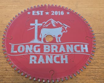 Sågbladsgravering - 7,5 tum