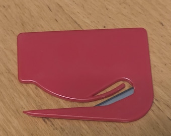 Letter Opener - Red Heavy Duty