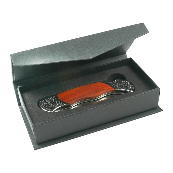 Vintage Pocket Knife - Black Gift Box