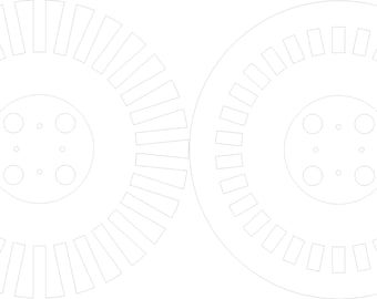 Flask-/burköppnarejigg: 4-punkts Rotoboss-stil - Digital fil