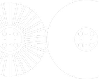 Digital fil - Pennlasermärkningsjigg - Rotoboss 4-punktsmall - ENDAST FIL