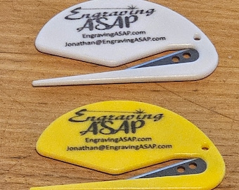 Letter Opener Envelope Slitter with your logo or information engraved