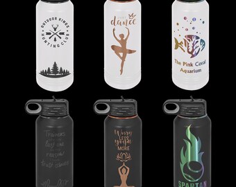 Vattenflaska - 946 ml jonpläterad