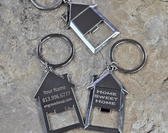 House Key Chain - Bottle Opener