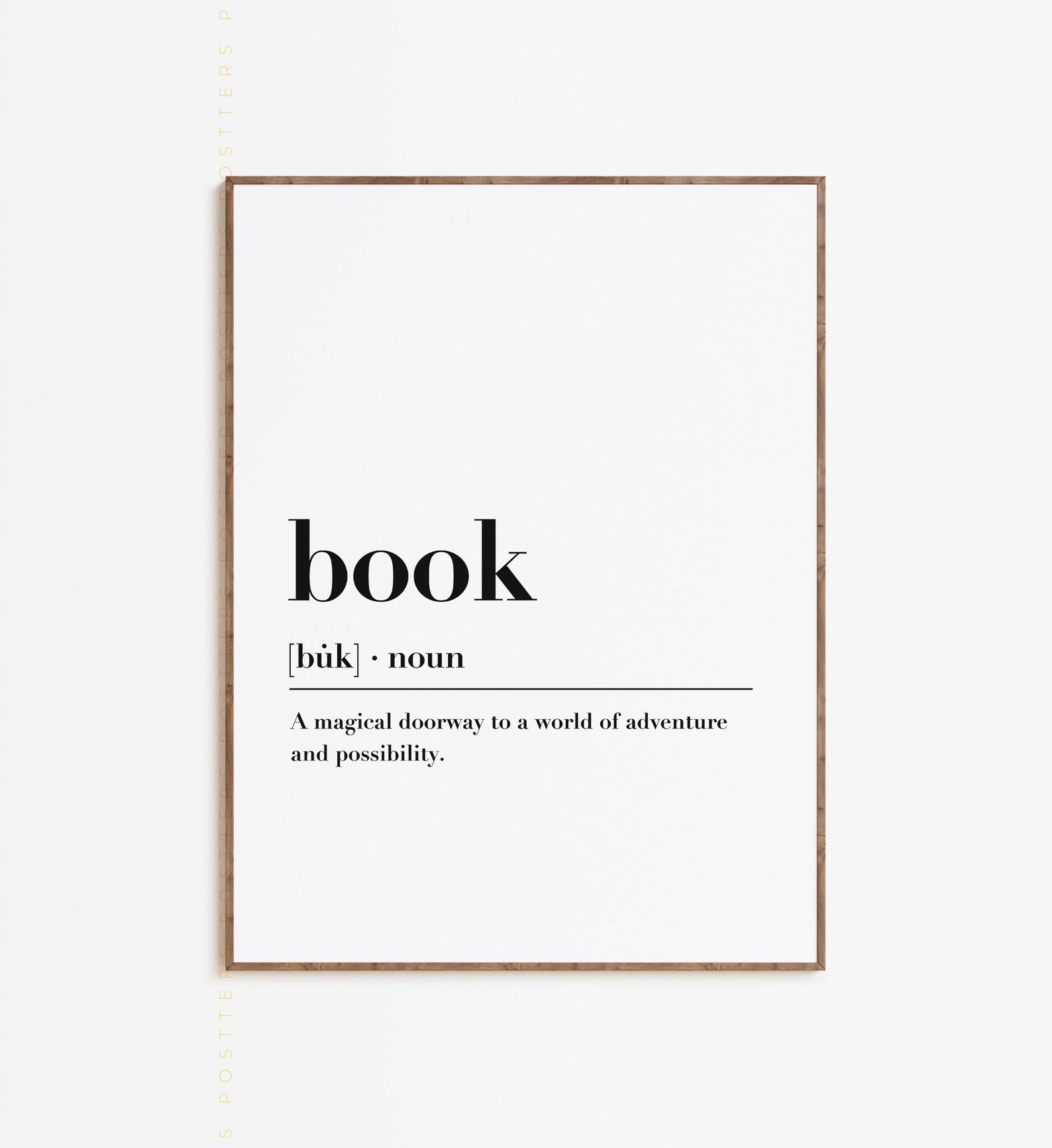 Book Definition Print Book Print Book Lovers Gift Book Art Etsy
