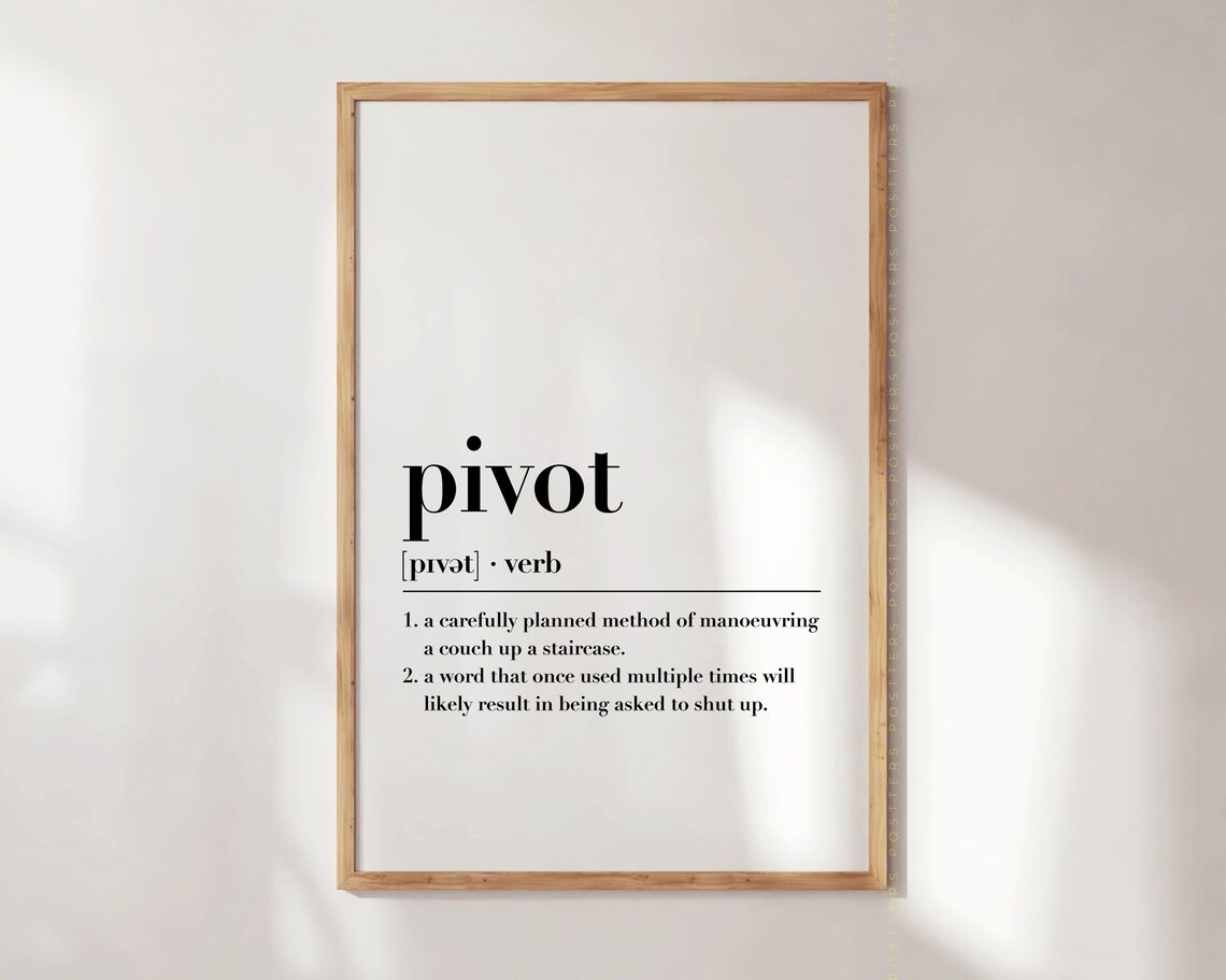 Pivot Definition Print Quote Print Definition Dictionary Etsy