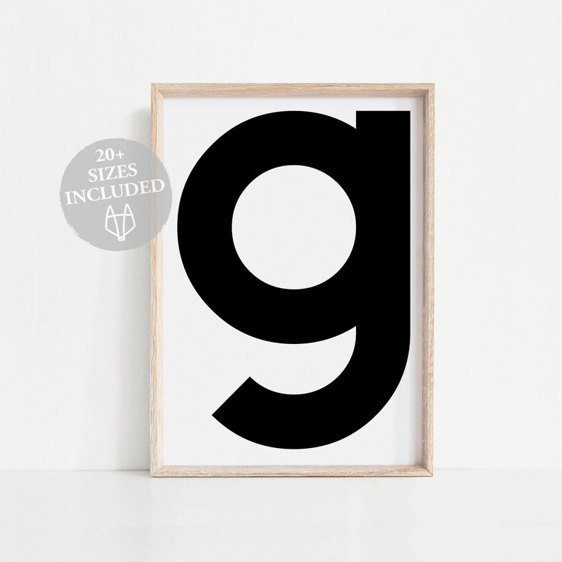 G letter Scandinavian printable poster, Letter G poster print, G letter wall artwork Printable letters, Black and white typography Very first print graphic regarding Printable Poster Letters identified as G letter Scandinavian printable poster, Letter G poster print, G letter wall artwork Printable letters, Black and white typography First print