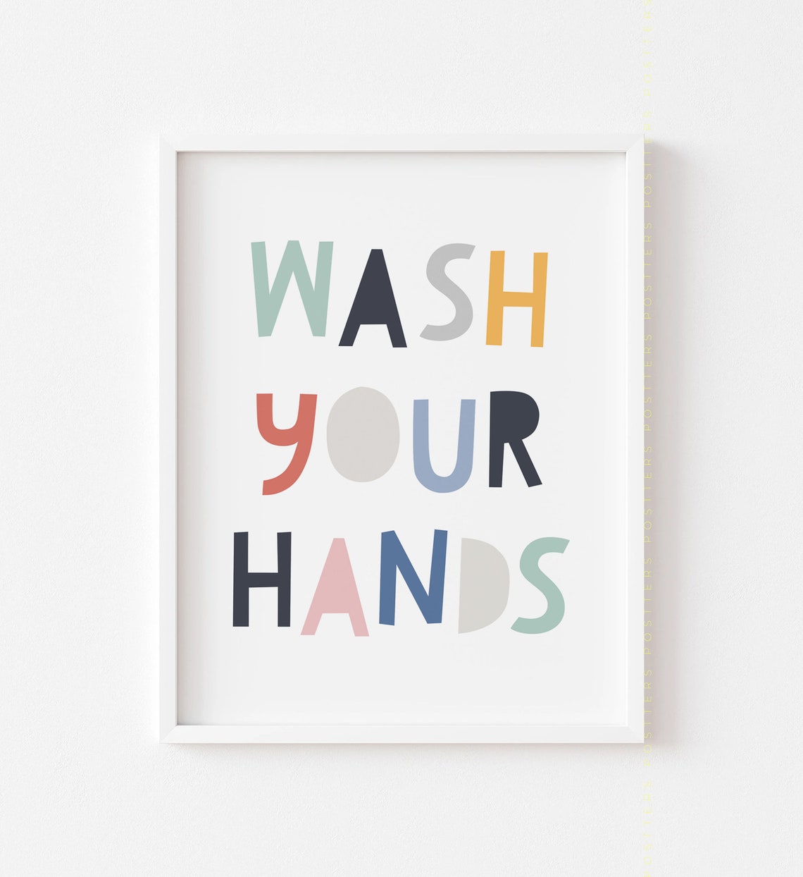 Bathroom Art Set Kids Bathroom Sets Kids Bathroom Art Set Etsy