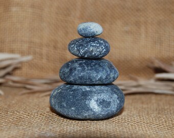 Balancing Stones - Altar Zen Meditation Yoga Cairn Balancing Sculpture Mood Stones Round Sea Beach Pebble Rock Art Home Decor Mindfulness