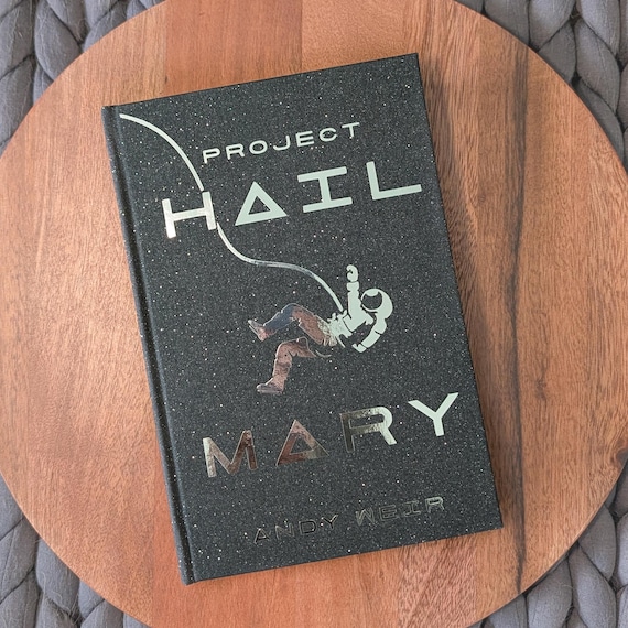 Project Hail Mary by Andy Weir– Handmade Rebound Hardcover | Special Edition Collectible Book
