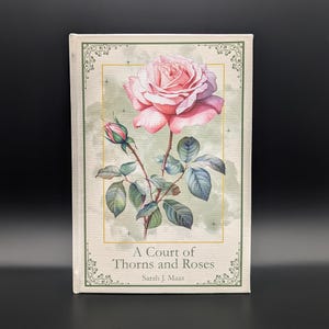 A Court of Thorns and Roses by Sarah J. Maas – Elain-Inspired Botanical Rebound Hardcover