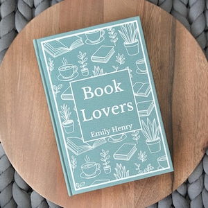 Book Lovers by Emily Henry – Handmade Rebound Hardcover | Special Edition Collectible Romance Book
