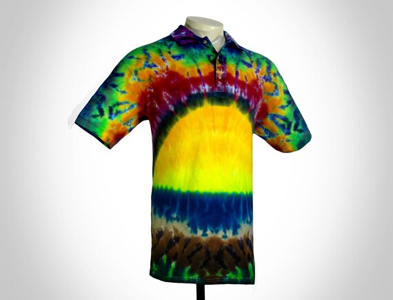 tie dye polo shirts