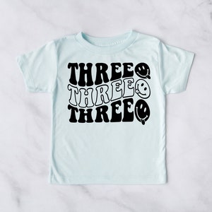 3rd Birthday Shirt Unisex, Third Birthday Shirt for Boy, Three Years Old Birthday Shirt, Third Birthday Shirt with Name, 3rd Birthday Shirt