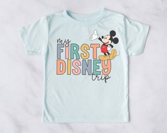 First Trip to Disney Shirt, Kids Disney Shirt, Shirts for Disney, Toddler Disney Shirt, Mickey Mouse Shirt for Toddler, Cute Disney Shirt