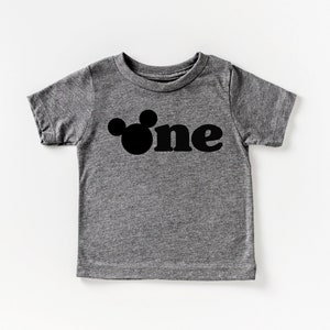 Mickey Mouse One Birthday Shirt I First Birthday Shirts I 1st Birthday T-Shirt I Disney Birthday Graphic Tees I Minnie Mouse Birthday Tee