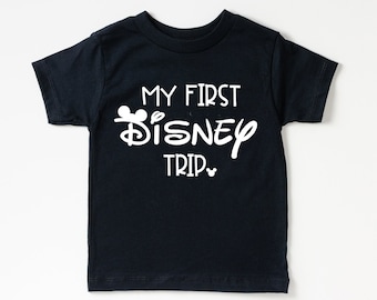 My First Disney Trip Shirt for Family Disney T-Shirt for Kids Disneyland Tshirt for Disney Trip T Shirt for Disney World Shirt for Toddler