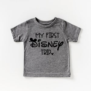 My First Disney Trip Shirt I Disneyland Shirts I Kids Disneyworld T-Shirt I Toddler Disney Graphic Tee I Matching Disney Family Tees