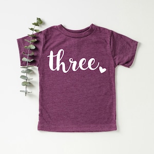 Three Birthday Shirt I 3rd Birthday Shirts I Three Year Old Shirt I Girls Birthday Outfit I Birthday Girl I Girls Birthday Shirts I 3 Shirt