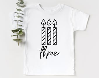 Third Birthday Shirt for Three Year Old Birthday T-Shirt for 3rd Birthday T Shirt for 3rd Birthday Outfit for Three Birthday Shirt for Boy